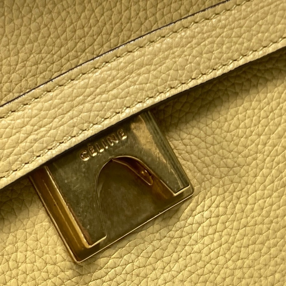CELINE Yellow Leather Shoulder Bag - Picture 11 of 16